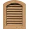 Ekena Millwork Arch Top Gable Vent Functional, Western Red Cedar Gable Vent w/ Brick Mould Face Frame, 14"W x 20"H GVWAR14X2000SFUWR - alternate 1